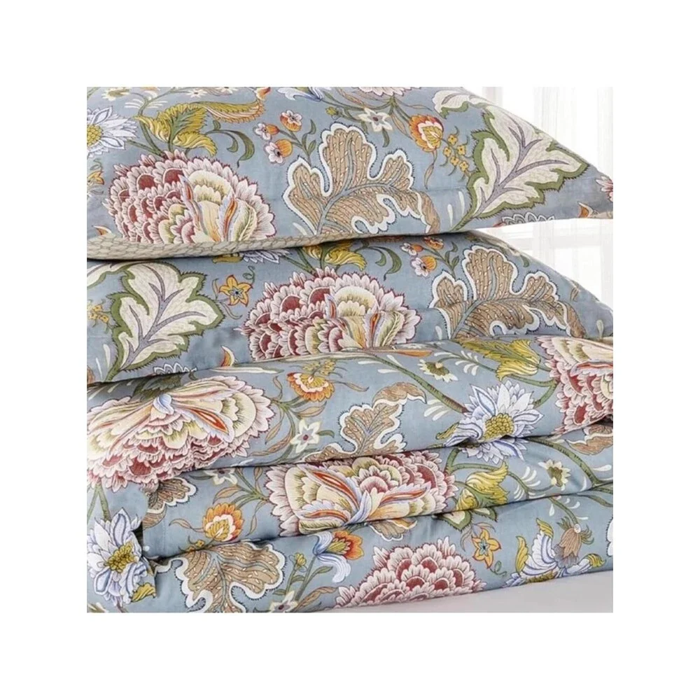 🆕 PB Style Floral Queen Duvet Cover 3 piece Set Cotton Bedding Soft Luxury NEW